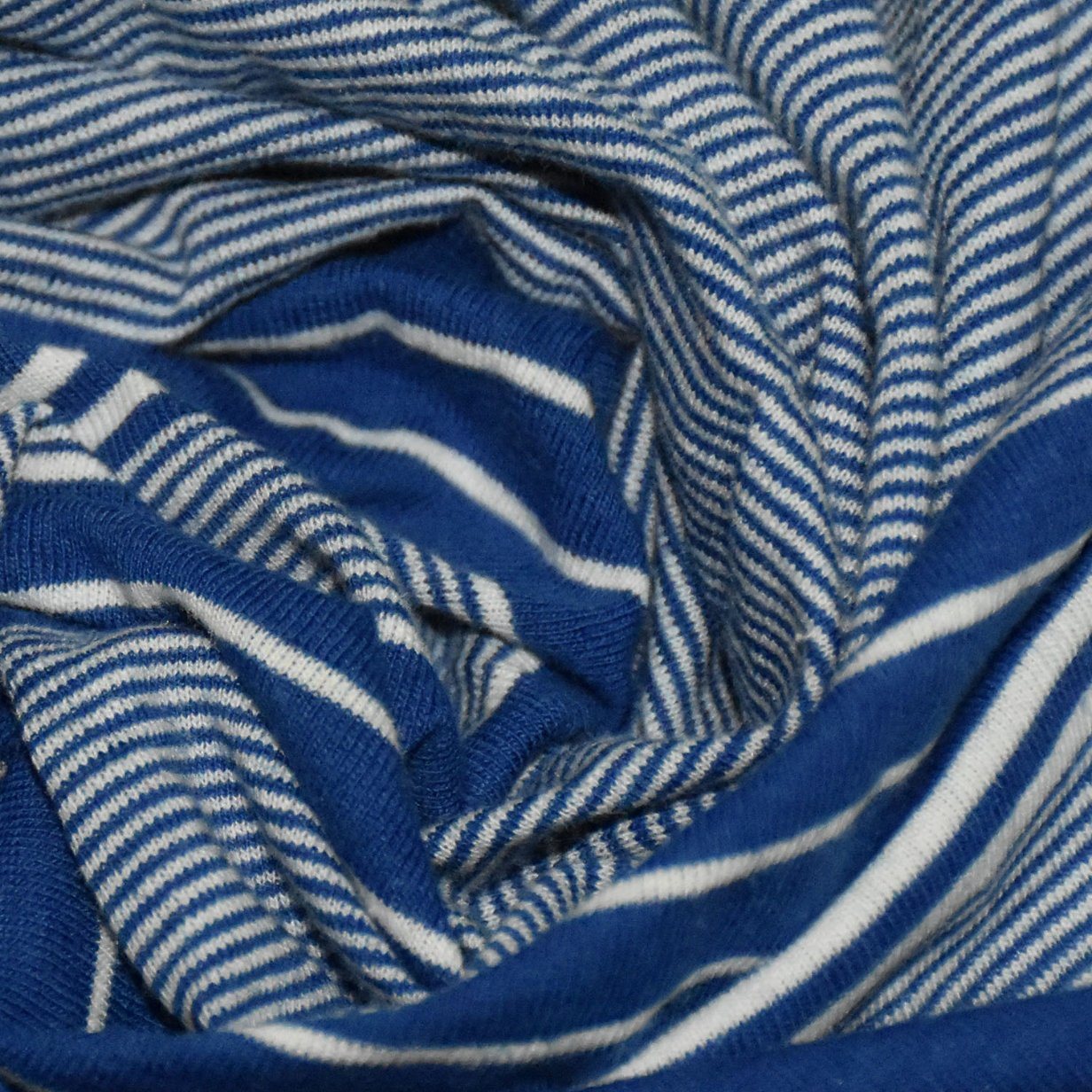 Cotton/Linen Stripe Jersey for Clothing