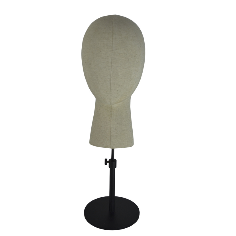 Fabric Wrapped Mannequin Head for Hat Display