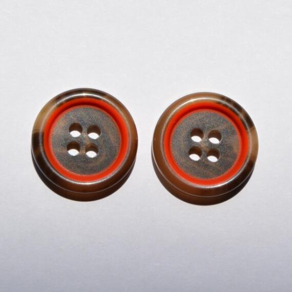 Factory Red Plastic Button Wan and Woman Garment
