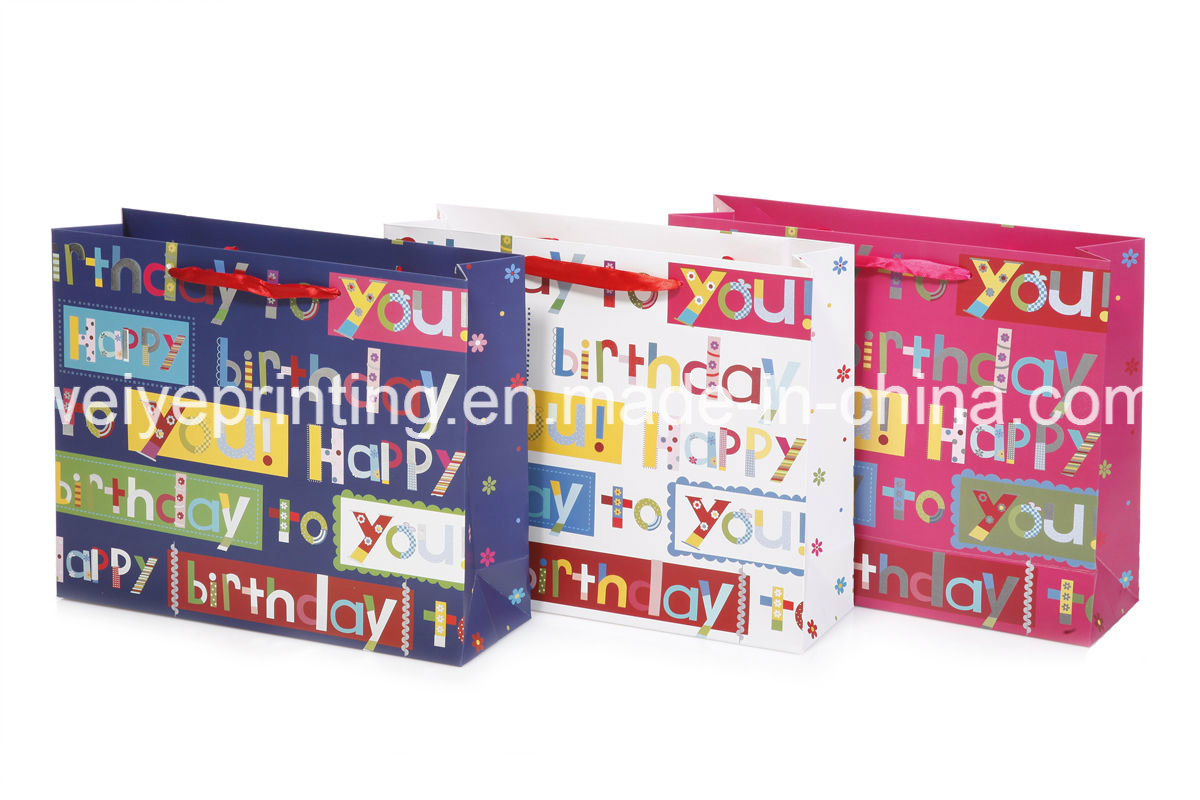 Newest Printing Custom Paper Bags apparel Packaging
