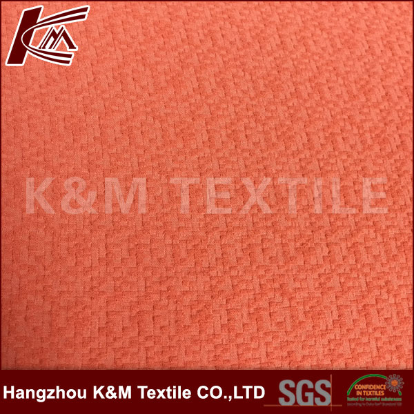 Polyester Spandex Fabric Embossing 95 Polyester 5 Spandex Elastic Fabric