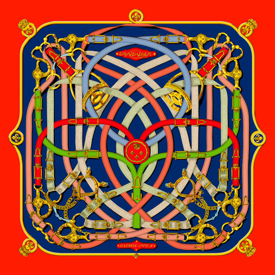 Custom Digital Printing 100% Silk Scarves (F13-0016)