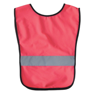 Kids Walking Reflective Pink Safety Vest
