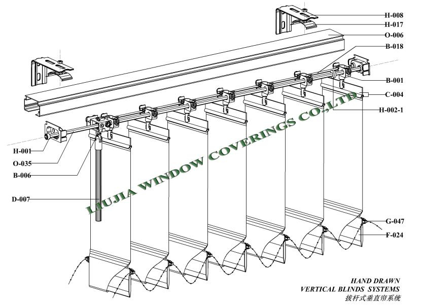 Vertical Blinds for Window (VB-16)