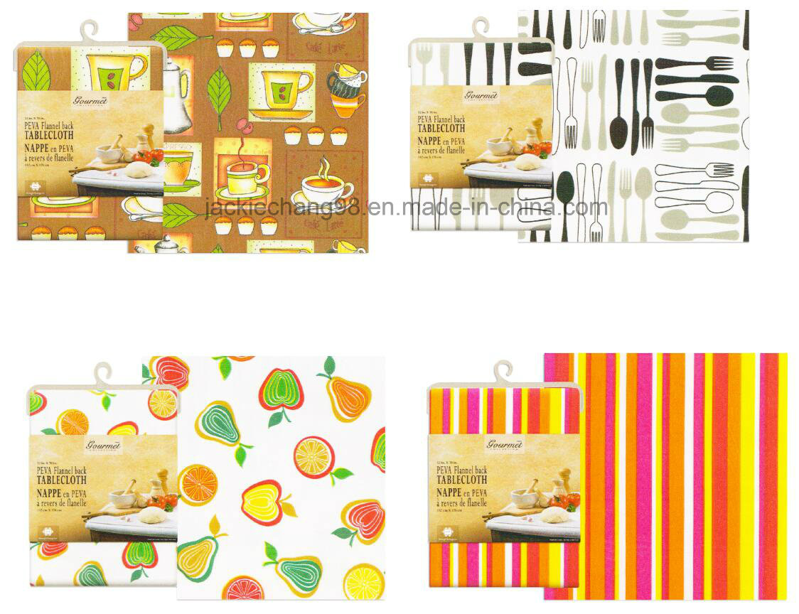 Printed Vinyl Fannel Back Tablecloths