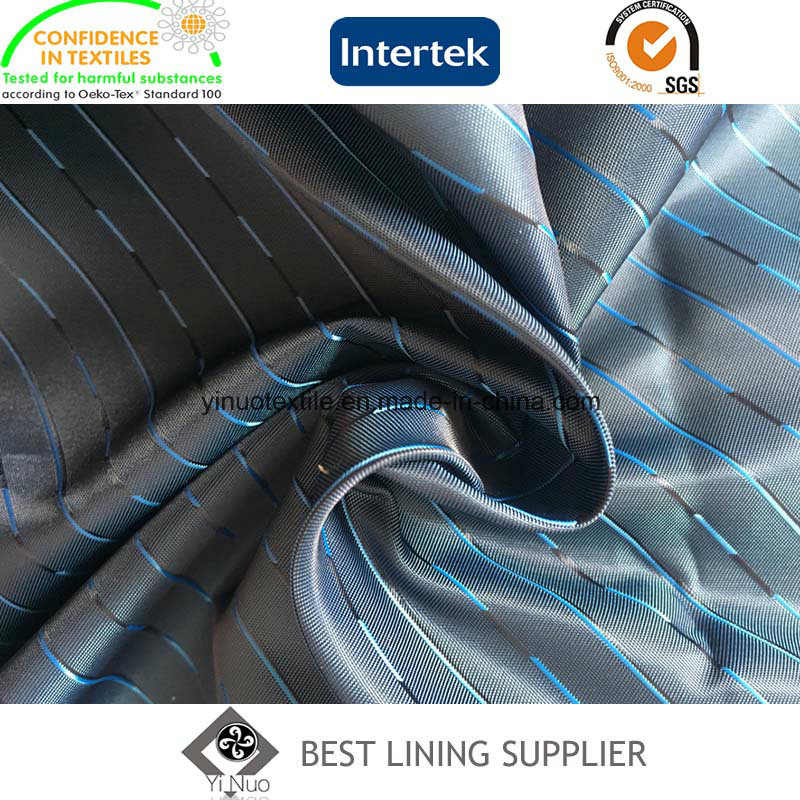 Fashion Men's Suit Jacquard Lining 100 Polyester Lining Fabric
