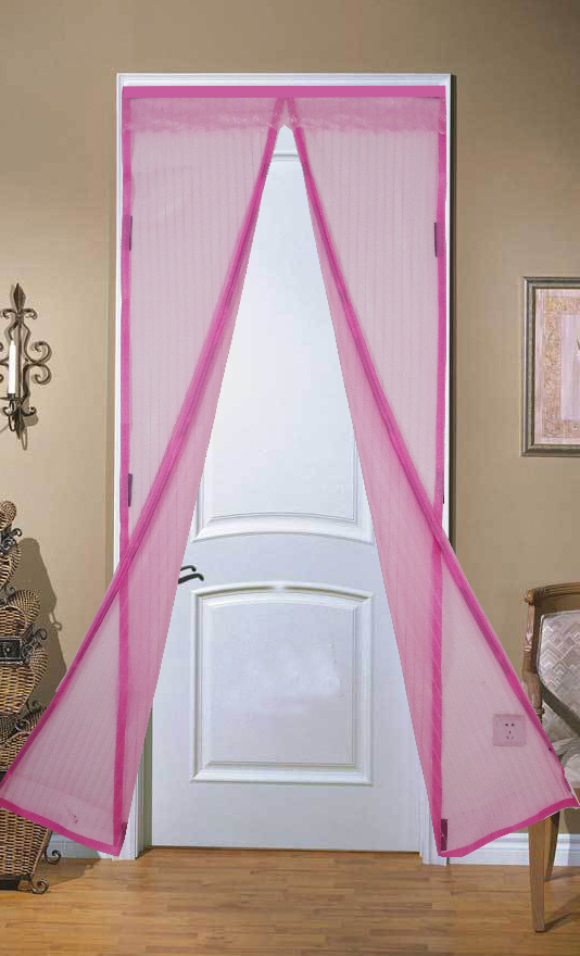 Automatically Closing Magnetic Fly Screen for Sliding Doors