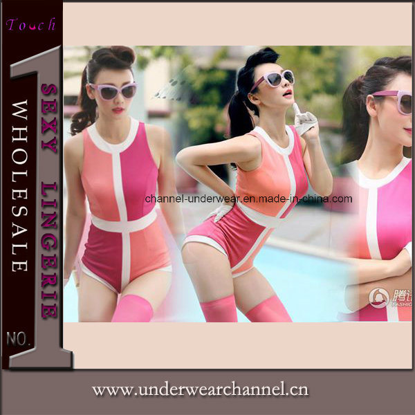 Wholesale Fashion Sexy Mix Color Teddy Bathing Bikini Swimwear (TBLSN163)