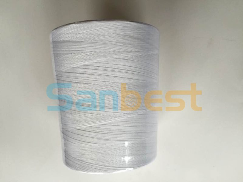 Raw White 100% Spun Polyester Bag Closing Thread
