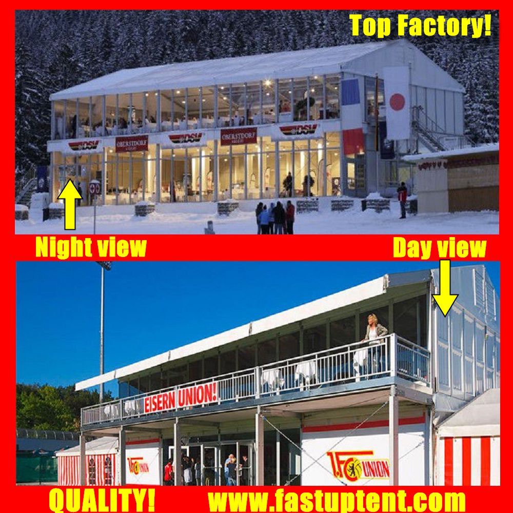 2018 Large White Double Decker Marquee Tent for VIP Room