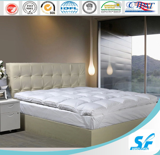 Down Alternative Double Size Mattress Topper/Mattress Protector