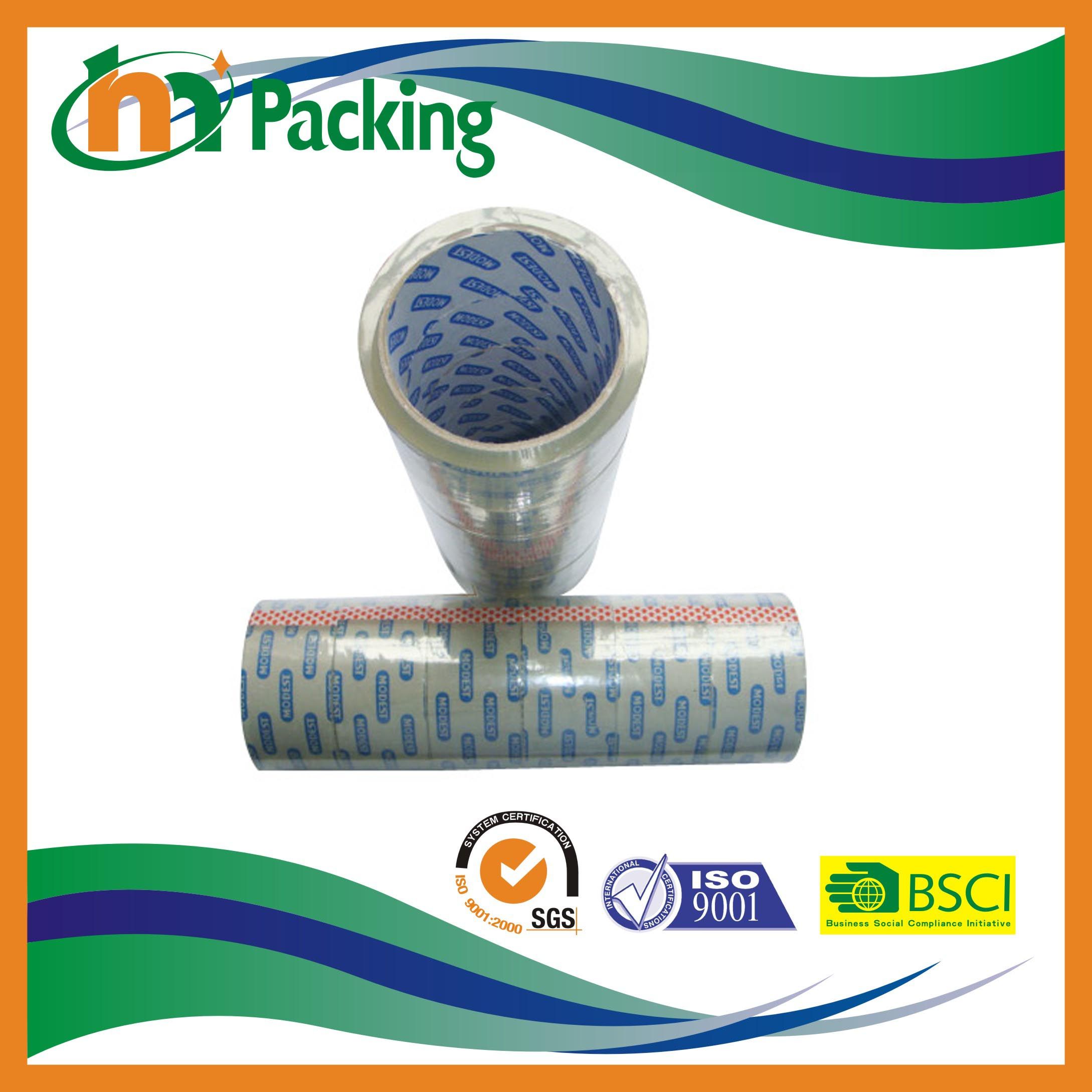 Crystal Clear Packing Adhesive Tapes with Various Sizes