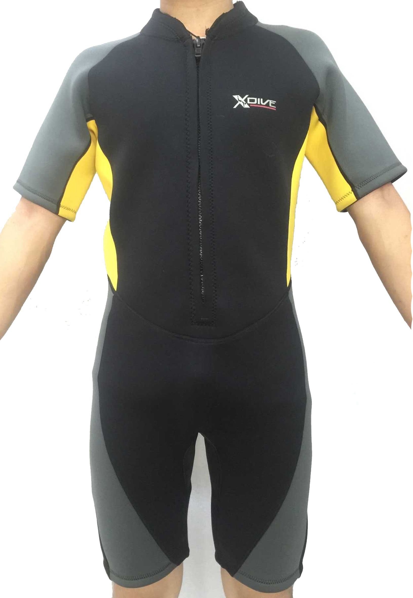 Short Neoprene Surfing Wetsuit with Nylon Fabric (HX-S0242)
