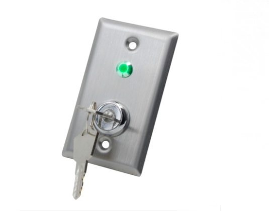 12V No Nc Push Exit Button with LED and Keys