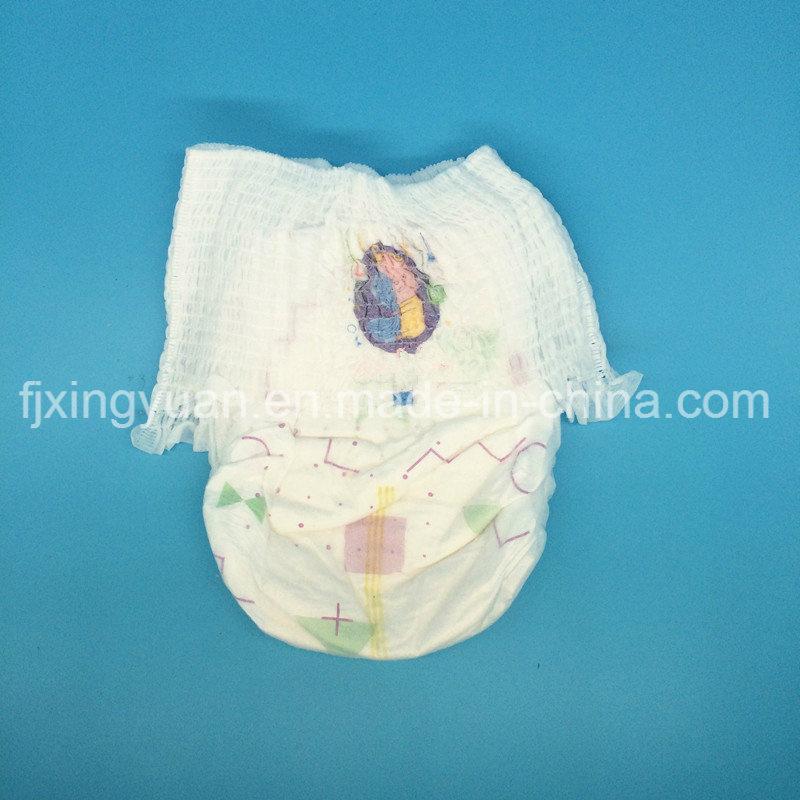 Breathable Dry Surface Baby Pull Diapers with Soft Backsheet
