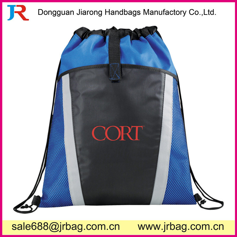 Promotional Printing Logo Non-Woven Custom Drawstring Backpack