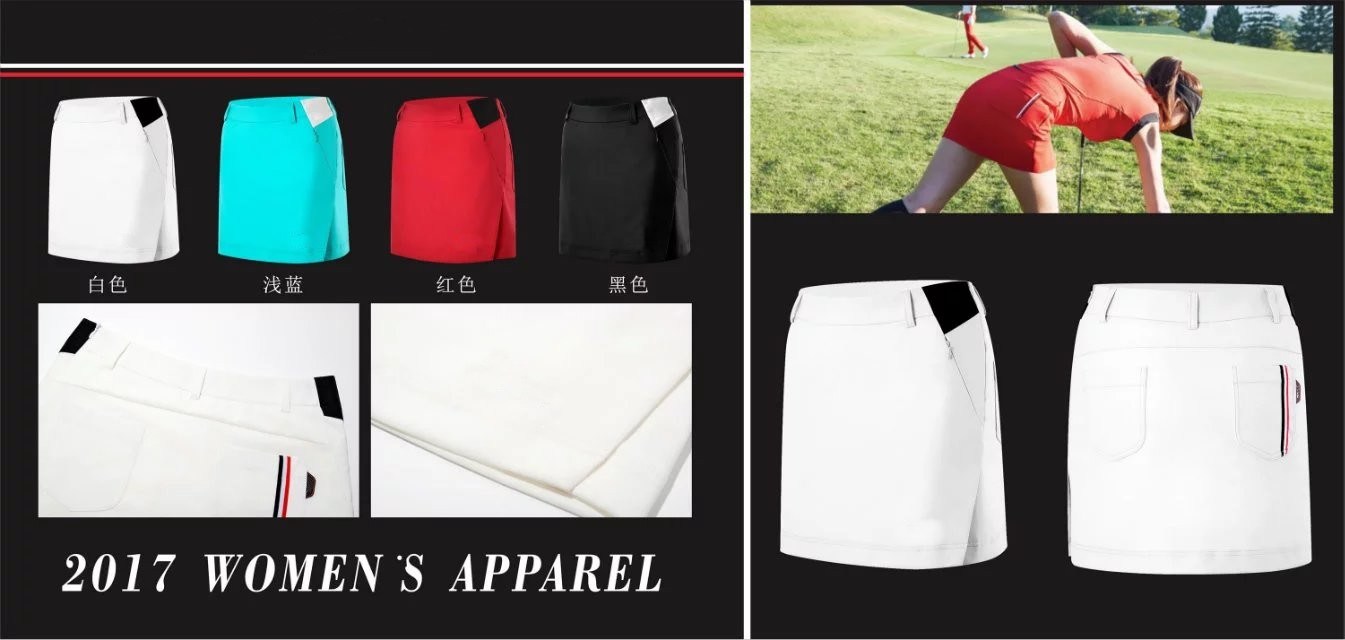 OEM Women's Golf Skirt Short Pants Dry Fit Summer Sports Anti Leakage Short Pant Skirt