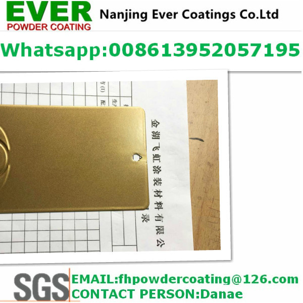 Medium Bronze Color Powder Coating Pure Polyester Powder Paint