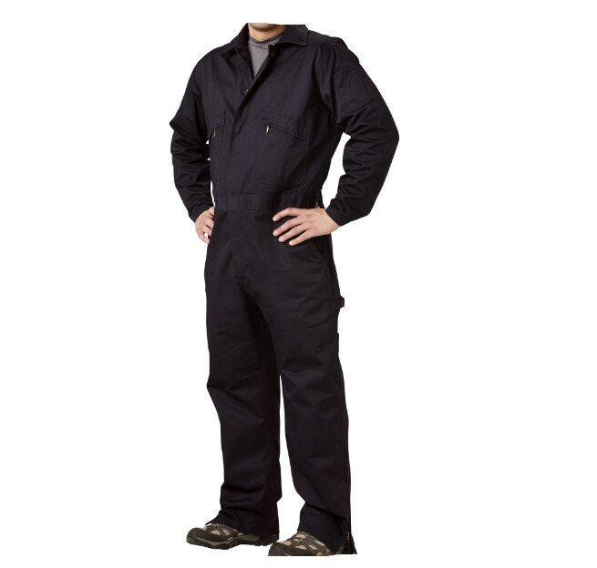 Black Multi Pocket Protect Building Worker Coverall