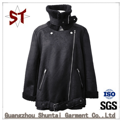 2018new Clothes Black Winter Jacket with Zipper, Down Jacket
