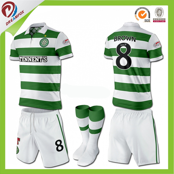 2018new Design Cheap Bulk Soccer Uniform Set for Team Club