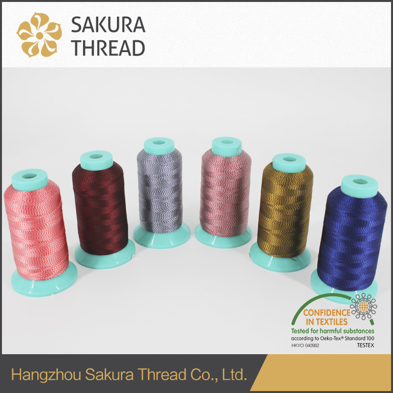 Oeko-Tex100 1 Class Multicolor Embroidery Thread with Free Sample