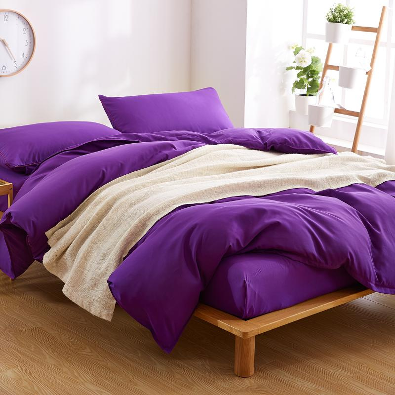 Plain Color Brushed Microfiber Blanket Cover Bed Sheet