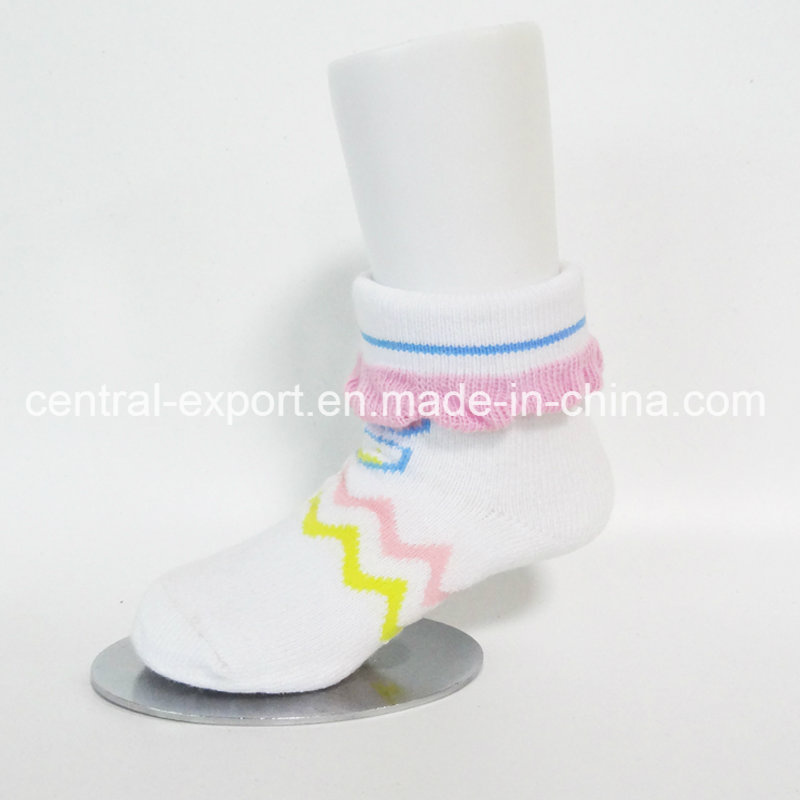 Customized Children Cotton Polyester Elastane Socks