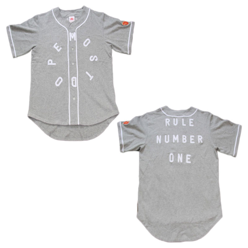 Grey Color Custom Baseball Uniform Jersey with Good Quality