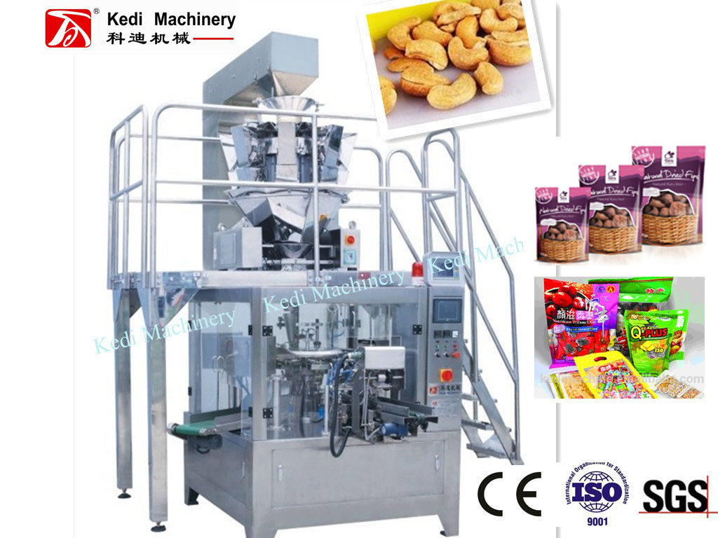 Zipper Stand up Pouch Doypack Machine for Almonds