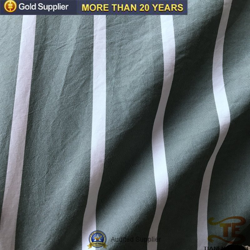 Hometextile Fabric Upholstery Polyester Stripe Yarn Dyed Fabric for Bed Sheet