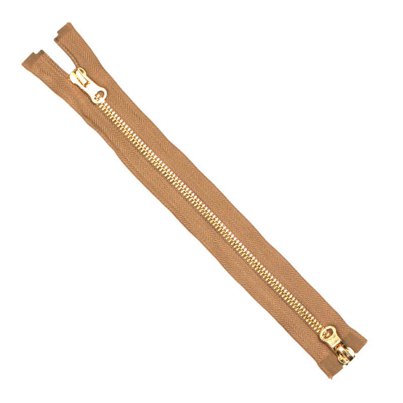 Custom Material #5 Zipper Two Sliders Auto Lock Open End