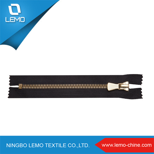 Gold Color Fancy Resin Zipper for Garments