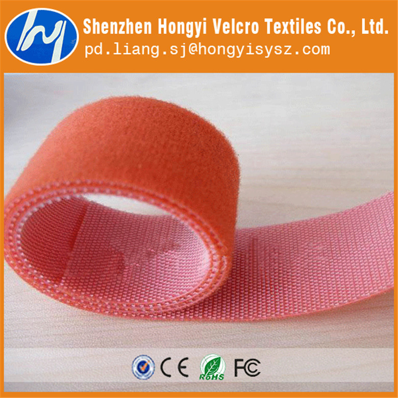 Customized Hook and Loop Side by Side Velcro Cable Tie