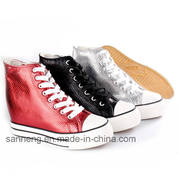 Women Shoes with Height Insert Wedge Heel (SNC-24248)