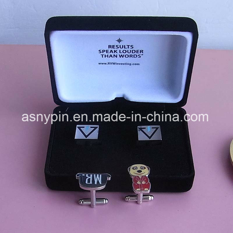 Metal Company Triangle Logo Cufflinks Custom