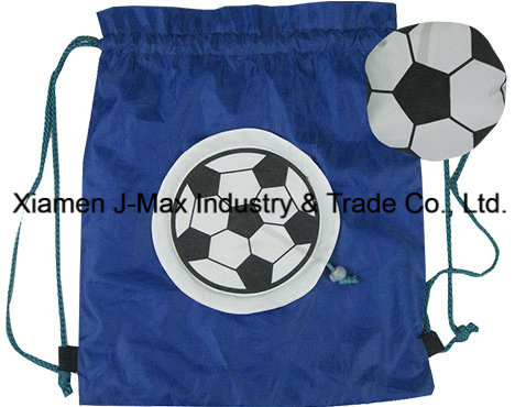 Foldable Draw String Bag, Football, Lightweight, Convenient and Handy, Leisurepromotion, , Sports, Accessories & Decoration