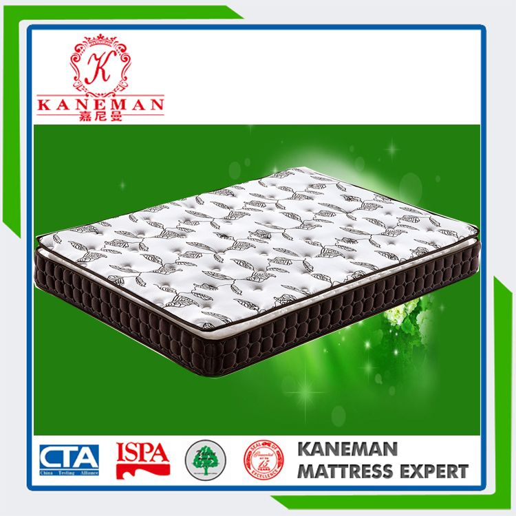 Economic Inn Cheap Spring Mattress Compress in Woodren Pallet