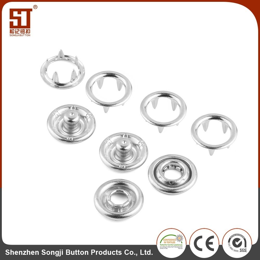 Color Matching Round Metal Brass Snap Button for Jacket