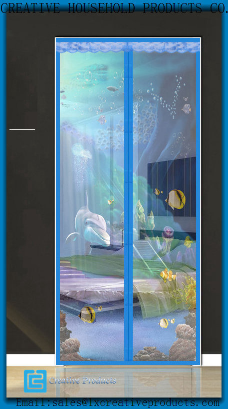 2017 Magnetic Mesh Screen Door Mesh Mosquito Net Insect Door Net