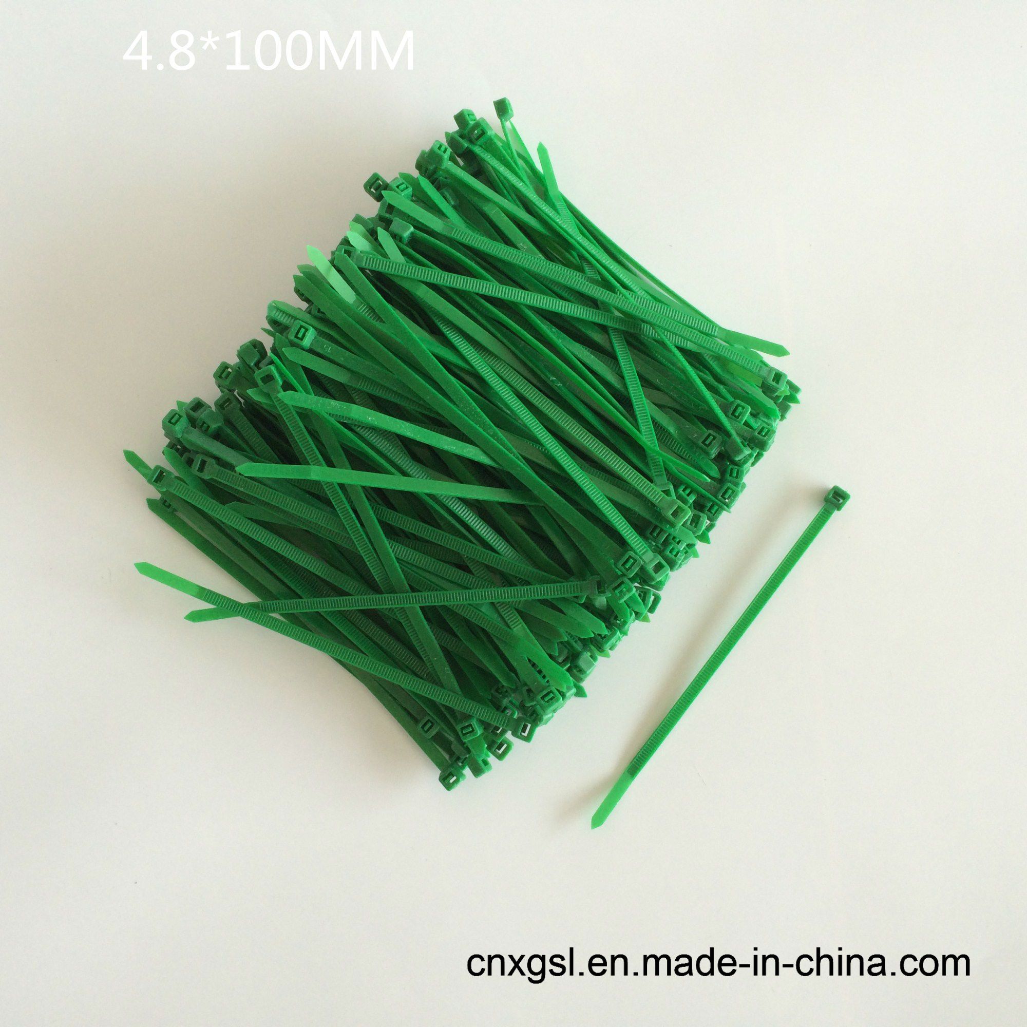 4.8*100mm Self-Locking Nylon Cable Ties/Zip Tie/Zap Straps/Bundle Ties