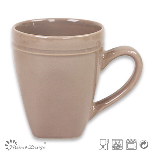 Embossed Ceramic New Design Coffee Mug