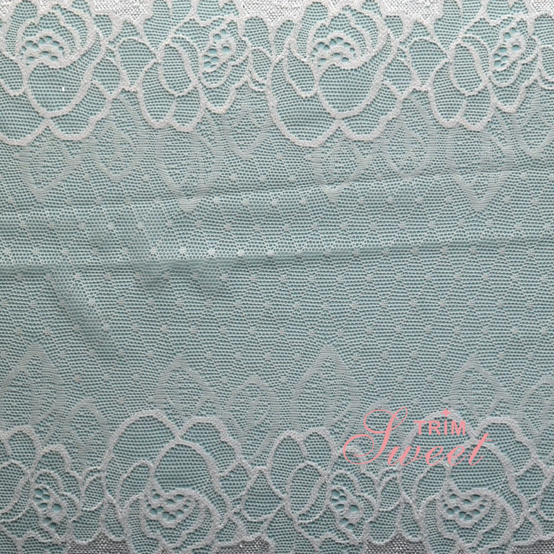 New Design Decorative Lace Trim Voile Lace Fabric Elastic Lace