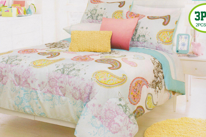 Bedding Set Printed 75GSM Microfiber Comforter Set 68