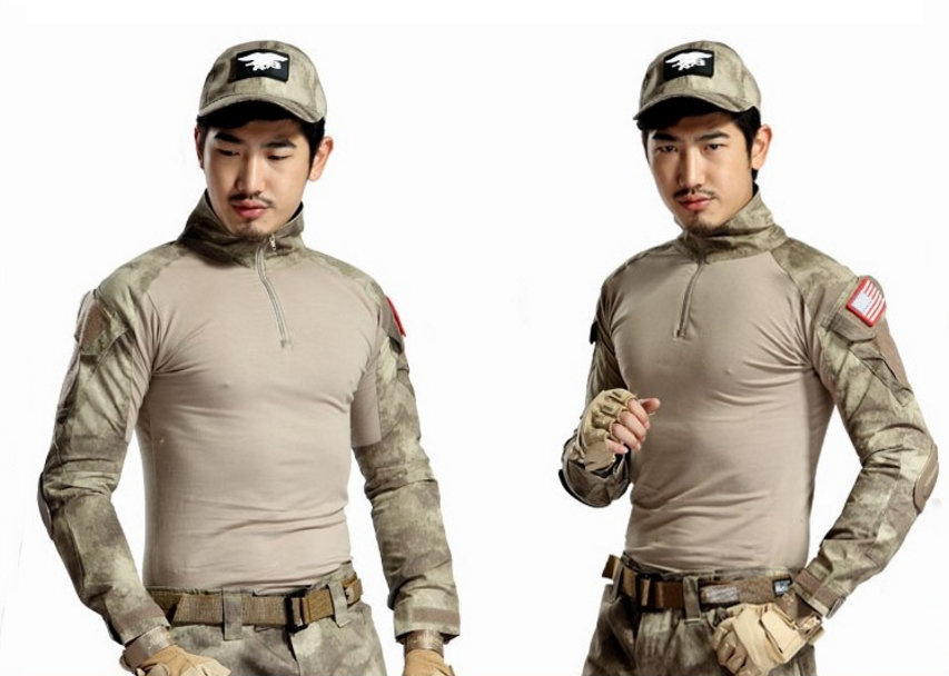 Long Sleeve Frog Suits Military Uniform Army Tactical Combat Suits
