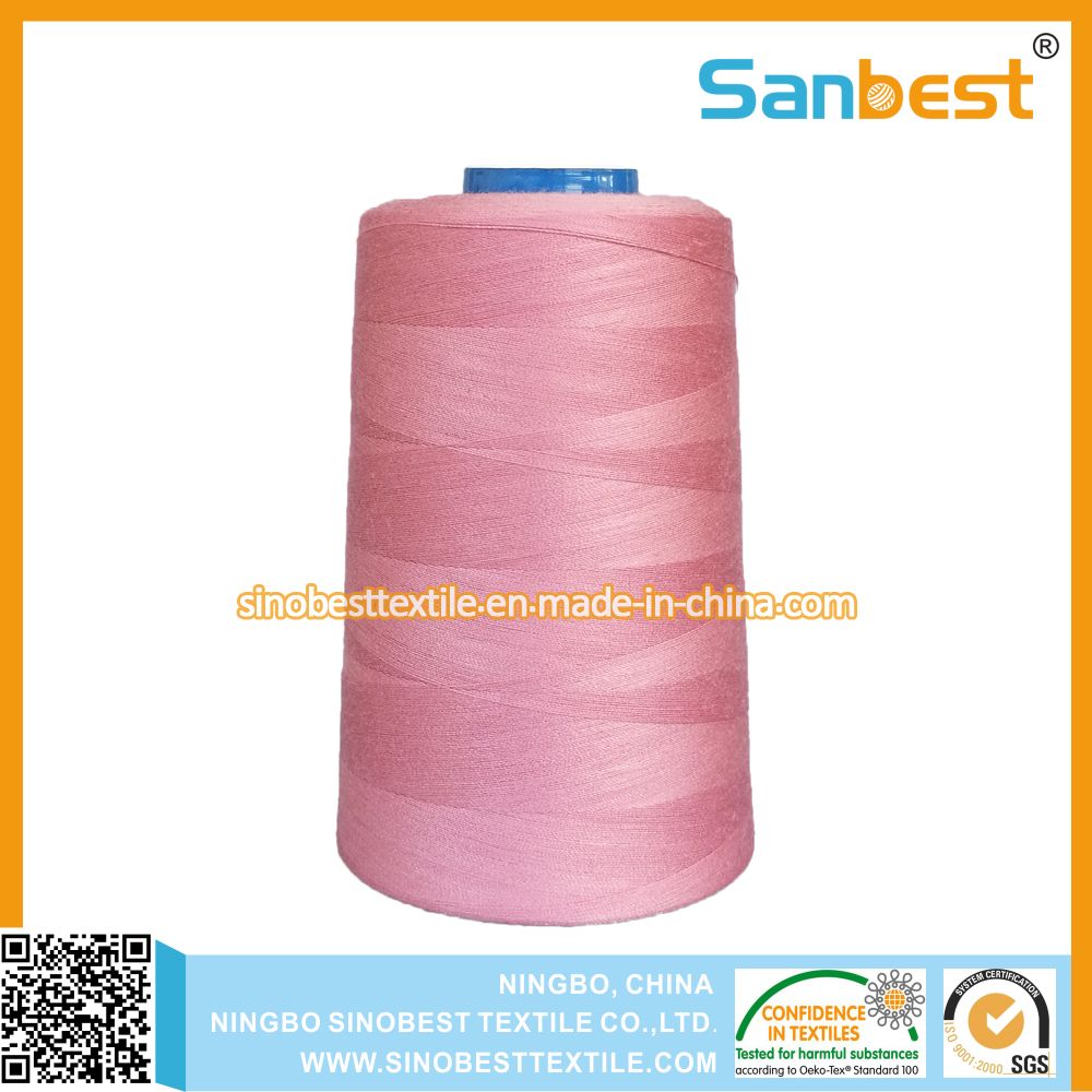 Colorful Spun Polyester Sewing Thread Tfo Twisted Quality