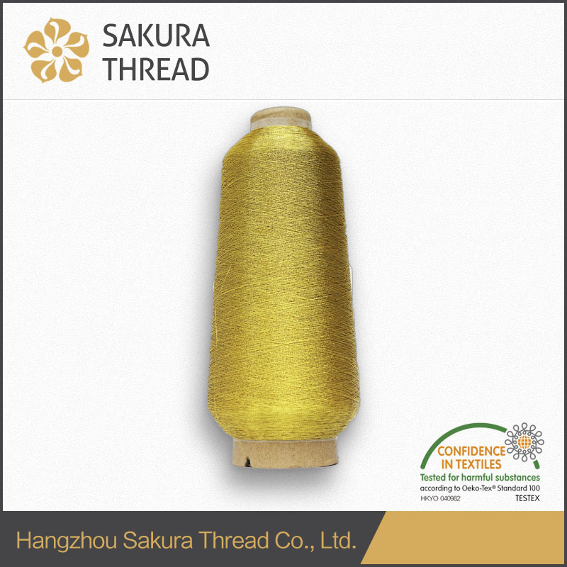 High Weather Fastness Metallic Thread for Outdoor Clothes/Shoes
