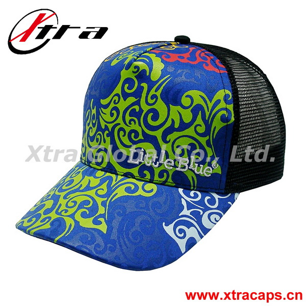 Printing Fashion Mesh Cap Trucker Caps Fashion Curve Peak