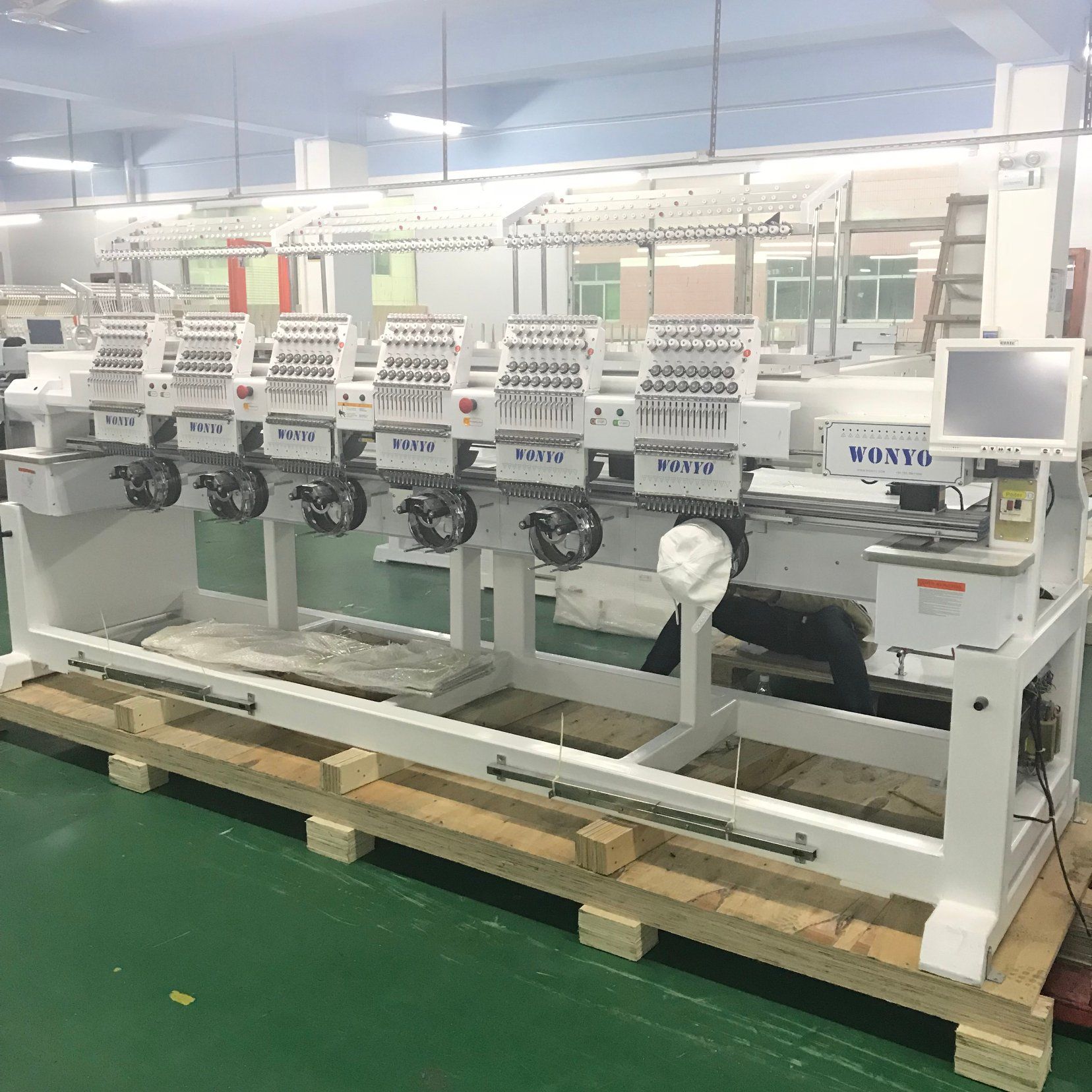 High Speed 6 Head Computerized Tajima Type Tubular Embroidery Machine