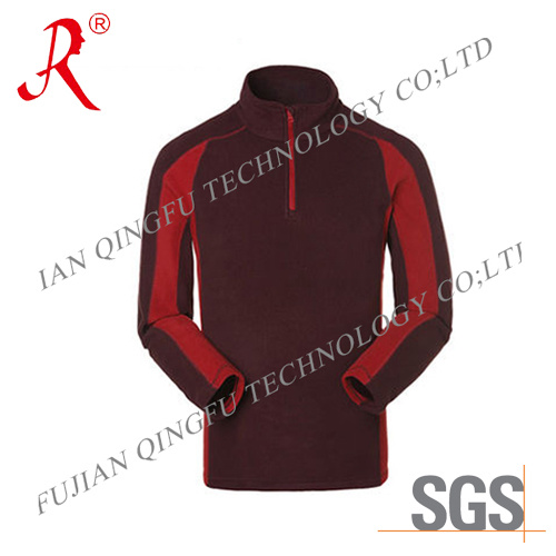 Fleece Polyester OEM Wholesale Mens Sports Fleece Jacket (QF-495)